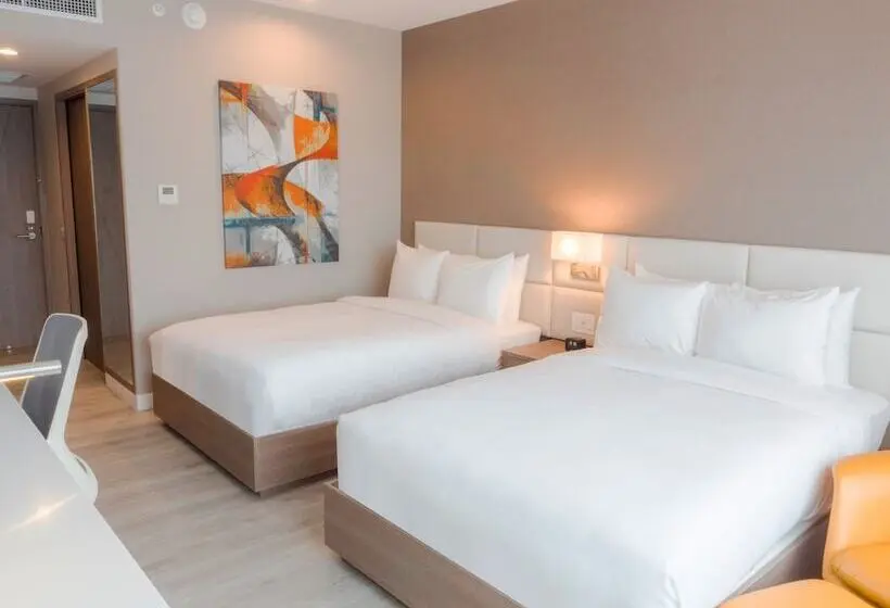2ダブルベッドのスタンダードルーム, Hilton Garden Inn Santa Ana San Jose