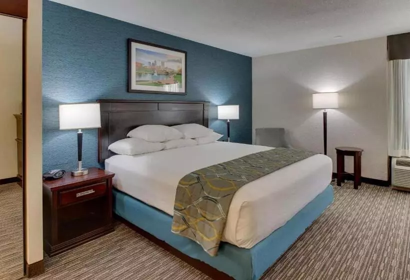 キングサイズベッドのスタンダードルーム, Best Western Plus Indianapolis North At Pyramids
