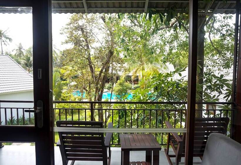 دیلکس آپارتمان 1- خوابه با چشم انداز استخر, Kingo Retreat Resort