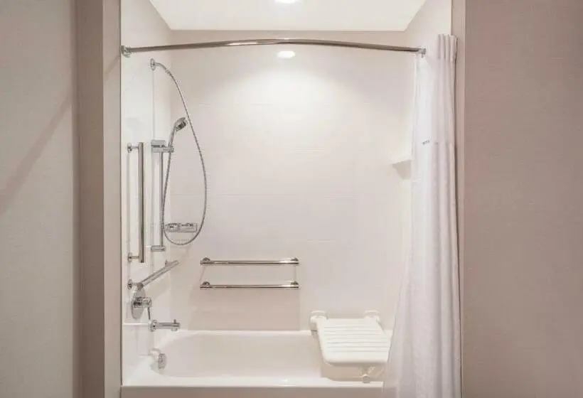 اتاق استاندارد با تخت بزرگ, Courtyard By Marriott Seattle Seatac Airport