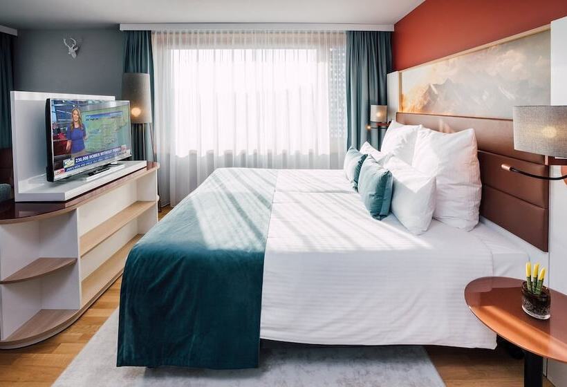Quarto deluxe, Leonardo Hotel Zurich Airport