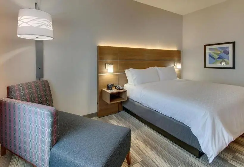 キングサイズベッドのスタンダードルーム, Holiday Inn Express & Suites   Nashville Metrocenter Downtown, An Ihg