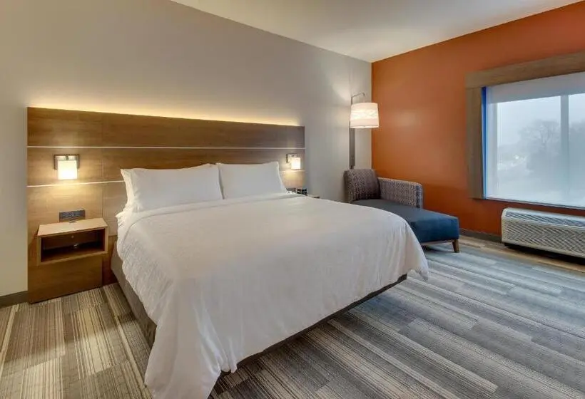 キングサイズベッドのスタンダードルーム, Holiday Inn Express & Suites   Nashville Metrocenter Downtown, An Ihg