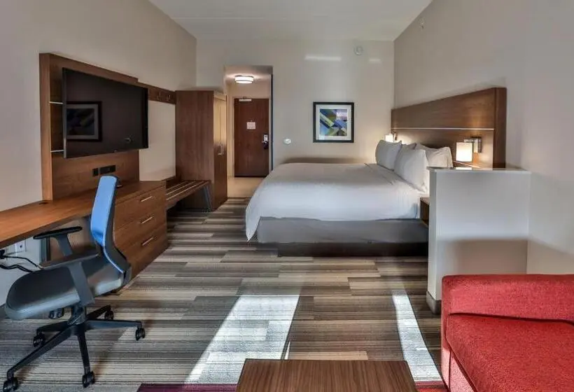キングサイズベッドのスイートルーム, Holiday Inn Express & Suites   Nashville Metrocenter Downtown, An Ihg