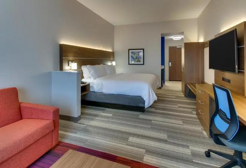 キングサイズベッドのスイートルーム, Holiday Inn Express & Suites   Nashville Metrocenter Downtown, An Ihg