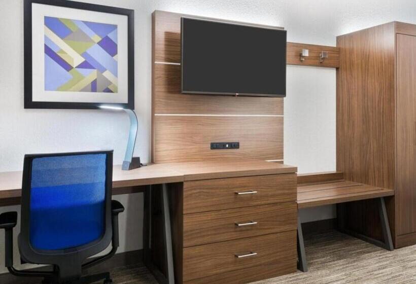 带大床的套房, Holiday Inn Express & Suites   Nashville Metrocenter Downtown, An Ihg