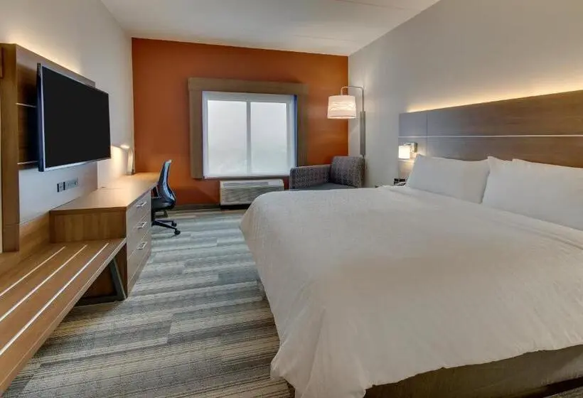 身障者適用キングサイズベッドルーム, Holiday Inn Express & Suites   Nashville Metrocenter Downtown, An Ihg