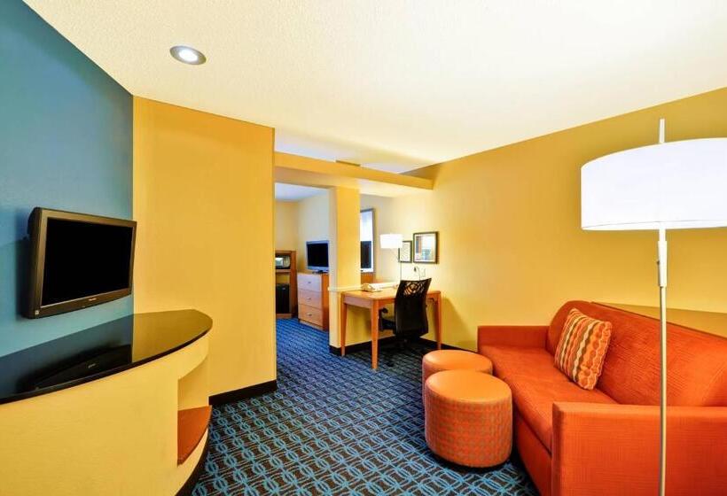 キングサイズベッドのスイートルーム, Fairfield Inn & Suites Dallas Medical/market Center