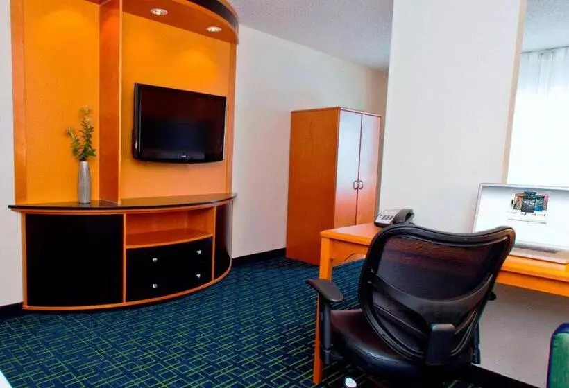 ダブルベッドのスタンダードスタジオ, Fairfield Inn & Suites Joliet North/plainfield