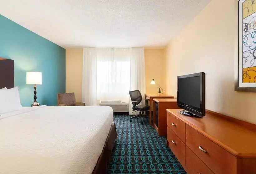 キングサイズベッドのスタンダードルーム, Fairfield Inn & Suites Omaha East/council Bluffs, Ia