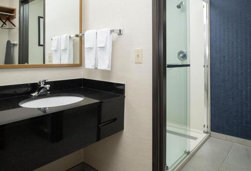 חדר סטנדרט עם מיטת קינג, Fairfield Inn & Suites By Marriott Portland Airport