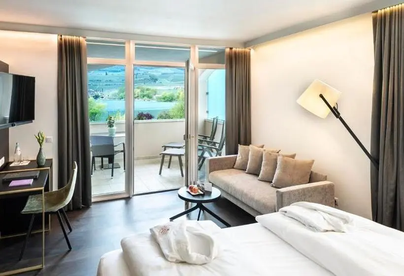 Standard-huone Järvinäkymä, Parc Hotel Am See