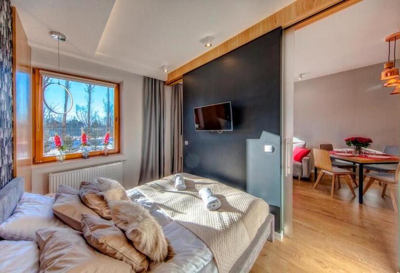 Апартаменты Deluxe 1 Спальня, Aparthotel Giewont
