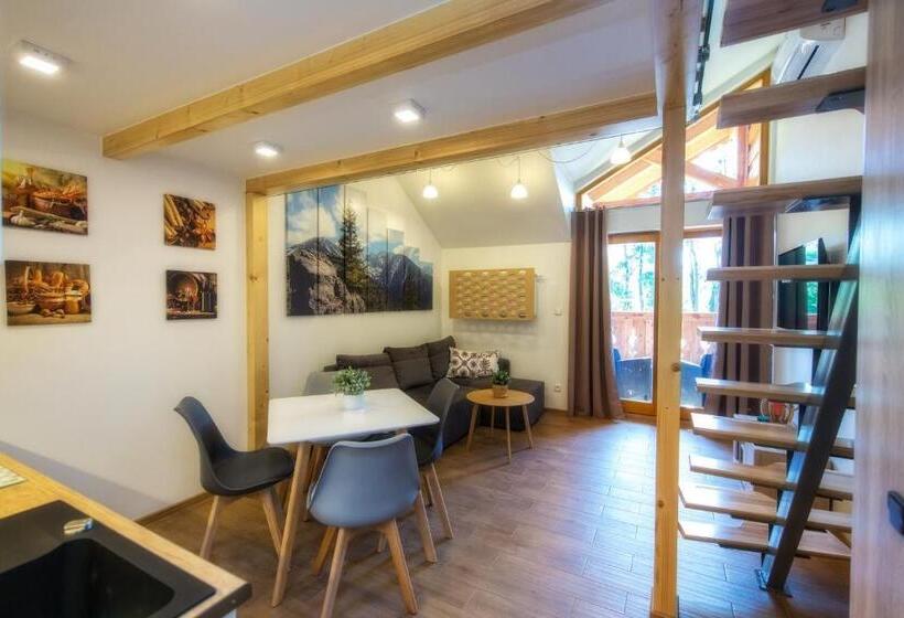 Апартаменты Дюплекс 1 Спальня, Aparthotel Giewont