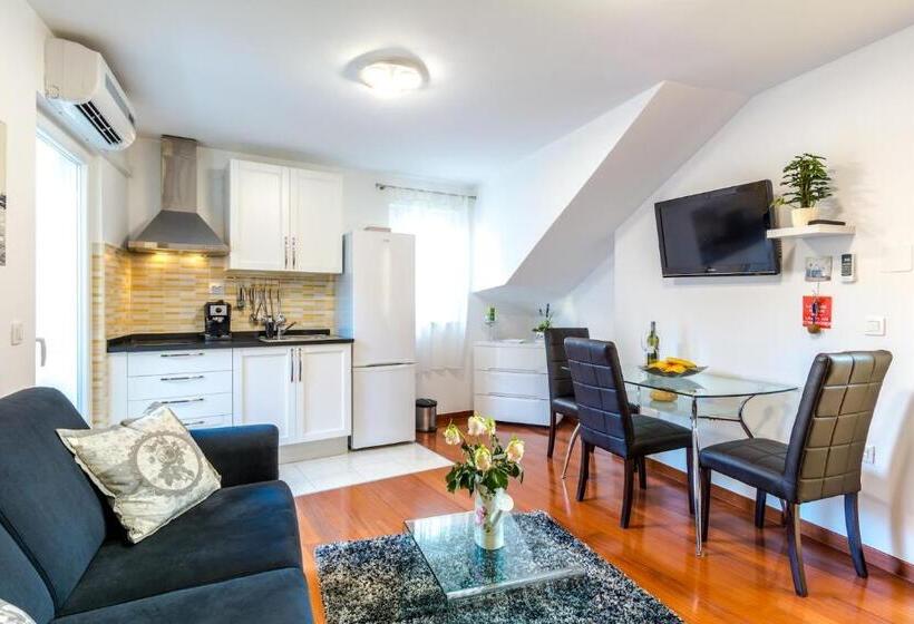 Apartamento 1 Quarto com Terraço, Apartments And Rooms With Wifi Split   16550