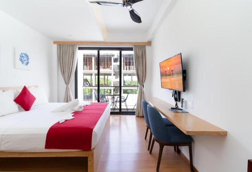 اتاق لوکس با بالکن, Ranthari Hotel And Spa Ukulhas Maldives