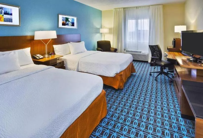 ２ダブルベッドのスタンダードルーム, Fairfield Inn Owensboro
