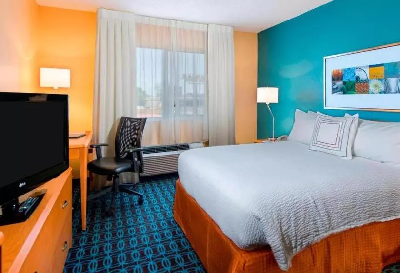 ダブルベッドのスタンダードシングルルーム, Fairfield Inn By Marriott Pensacola I 10