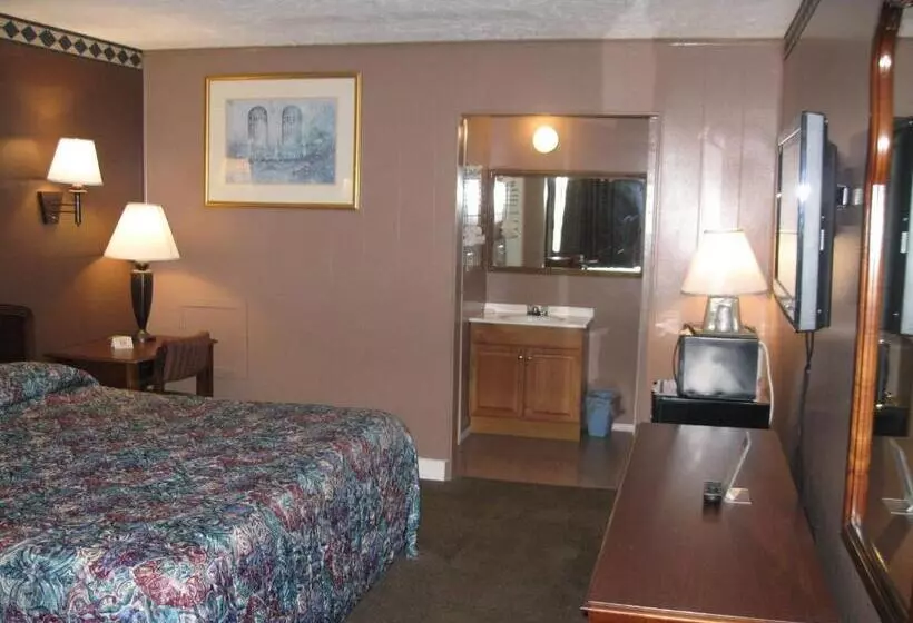 キングサイズベッドのスタンダードルーム, Fincastle Motor Inn