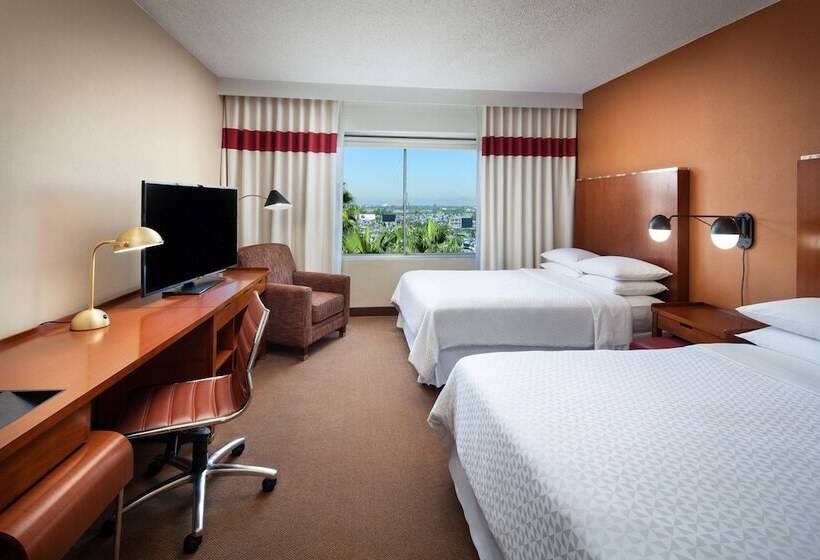 غرفه قياسيه سريرين مزدوجين, Four Points By Sheraton Los Angeles International Airport