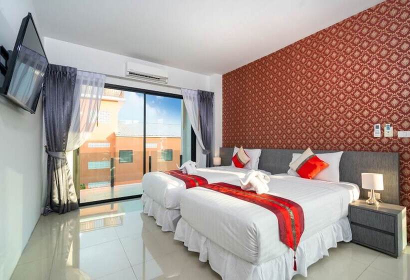 اتاق لوکس با چشمانداز استخر, The Thames Pool Access Resort & Villa Sha Extra Plus