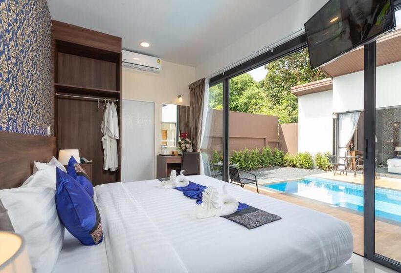 ویلای یک اتاق خوابه با استخر شنا, The Thames Pool Access Resort & Villa Sha Extra Plus