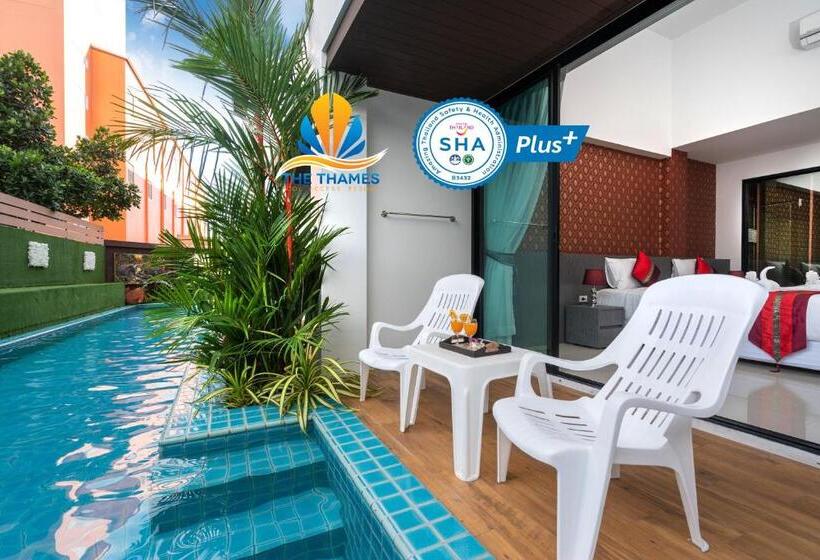 اتاق لوکس, The Thames Pool Access Resort & Villa Sha Extra Plus