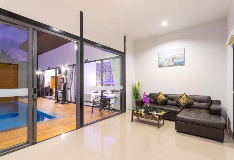 ویلای یک اتاق خوابه با استخر شنا, The Thames Pool Access Resort & Villa Sha Extra Plus