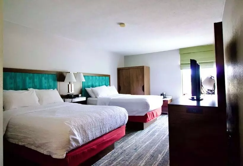 ２ダブルベッドのスタンダードルーム, Hampton Inn Bridgeport/clarksburg