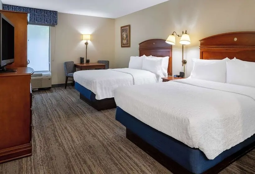 ２ダブルベッドのスタンダードルーム, Hampton Inn Chester South