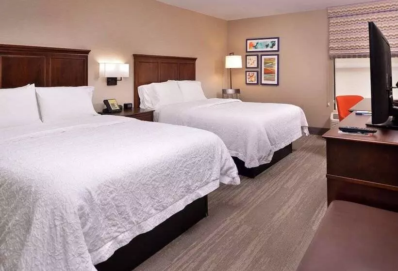 ２ダブルベッドのスタンダードルーム, Hampton Inn Florence Midtown Near University Of North Alabama