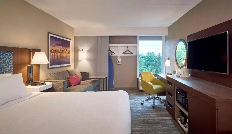 キングサイズベッドのスタンダードルーム, Hampton Inn By Hilton Harrisburg West