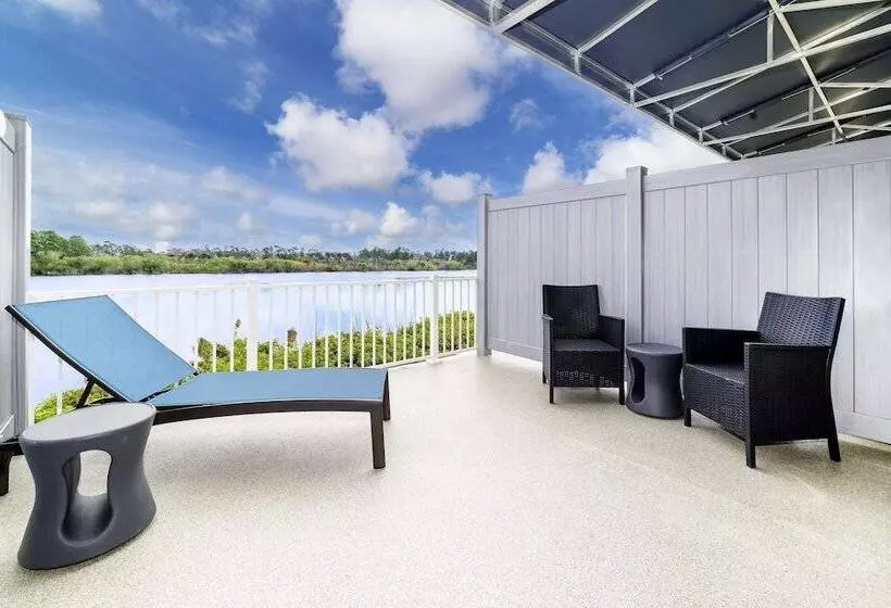 景色の見えるダブルベッドスタンダードルーム, Hampton Inn Port Charlotte