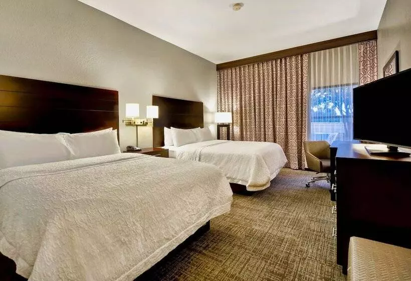 ２ダブルベッドのスタンダードルーム, Hampton Inn Starkville