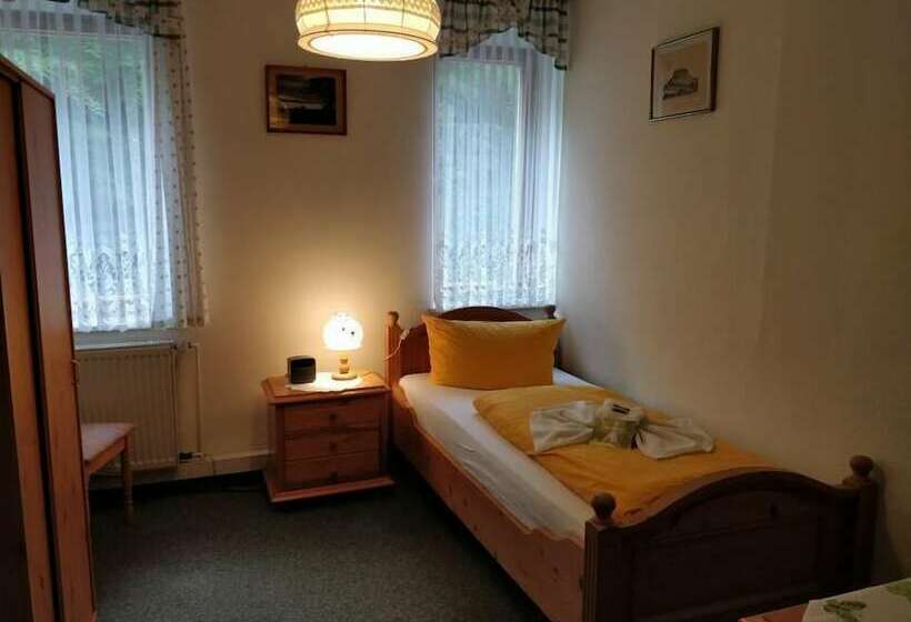 스탠다드 싱글 룸, Gaststätte & Pension Lichtenhainer Wasserfall