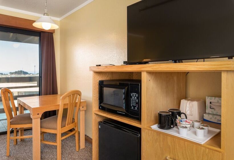 景色の見えるダブルベッドスタンダードルーム, Harbor Lite Lodge