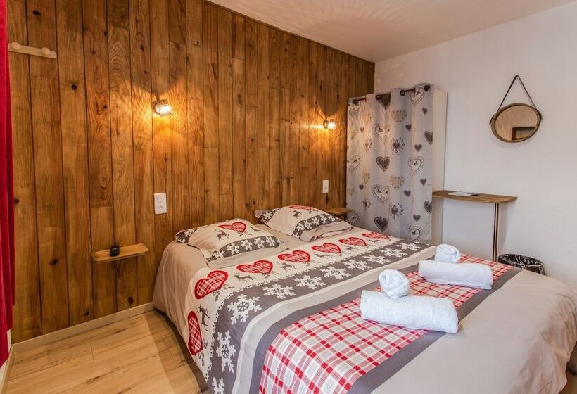 חדר סטנדרט נוף להרים, Auberge Le Vieux Chaillol & Spa