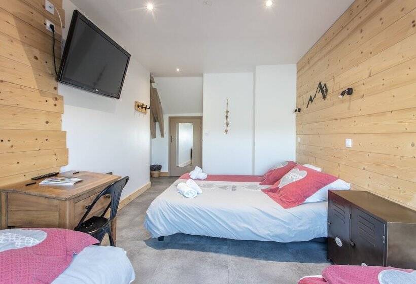 סוויטה משפחתית, Auberge Le Vieux Chaillol & Spa