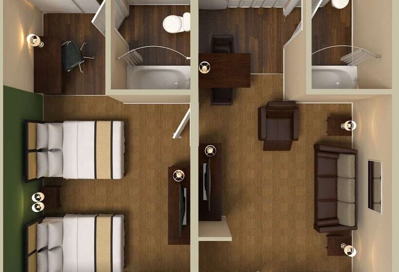 סוויטה, Extended Stay America Suites  Boca Raton  Commerce