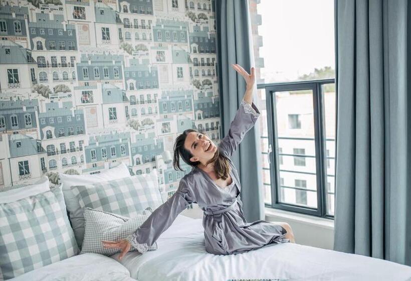 디럭스 룸 도시 전망, Pink Flamingo Boutique Hostel