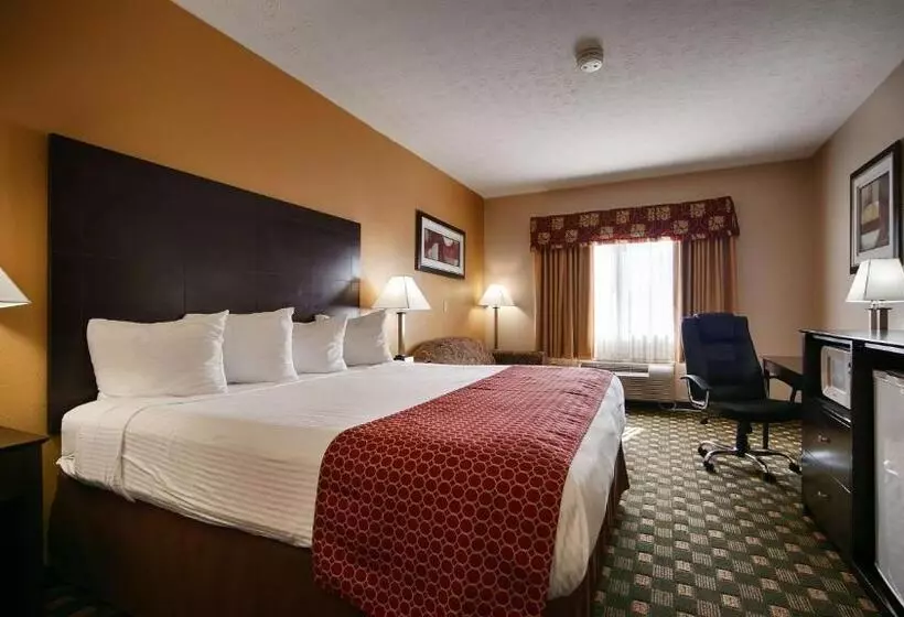 キングサイズベッドのスタンダードルーム, Best Western Paris Inn