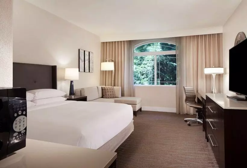 اتاق استاندارد با تخت دوبل و چشم‌انداز, Hilton Santa Cruz/scotts Valley