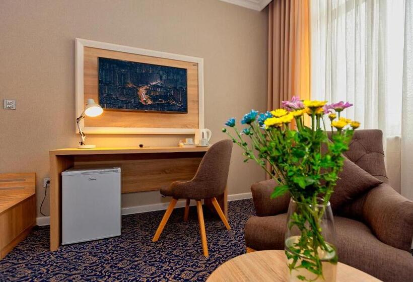 اتاق سوپریور با چشم‌انداز شهر, Golden City Hotel Baku