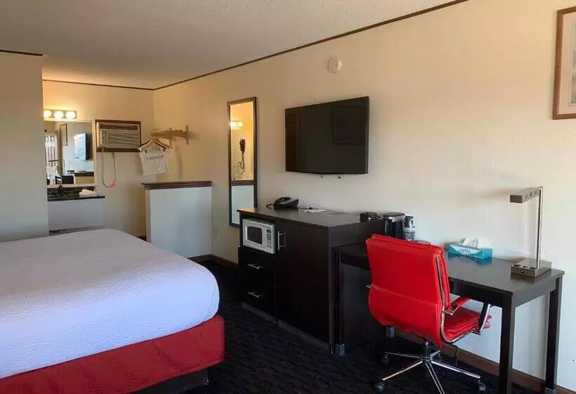 ダブルベッドスタンダードルーム, Americas Best Value Inn Wall
