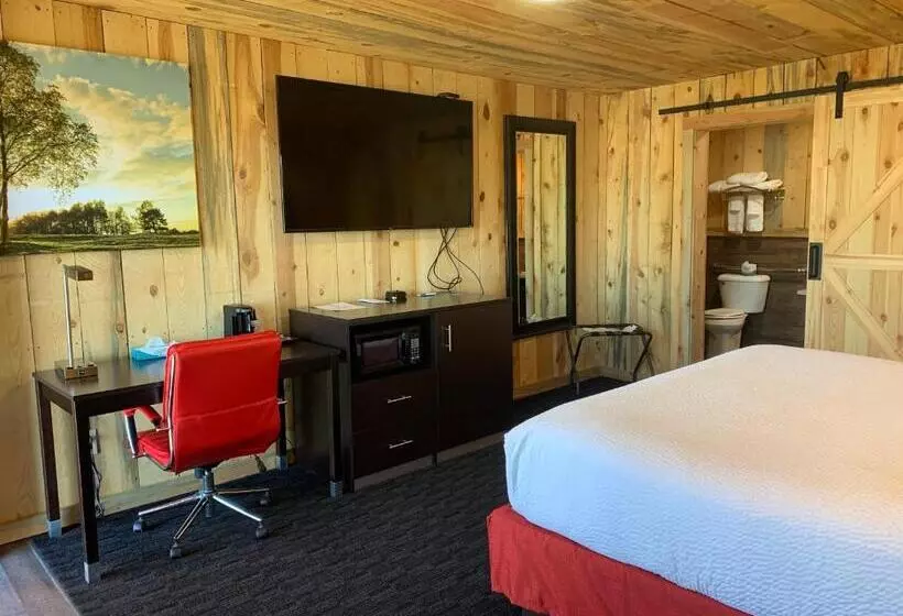 ダブルベッドスタンダードルーム, Americas Best Value Inn Wall