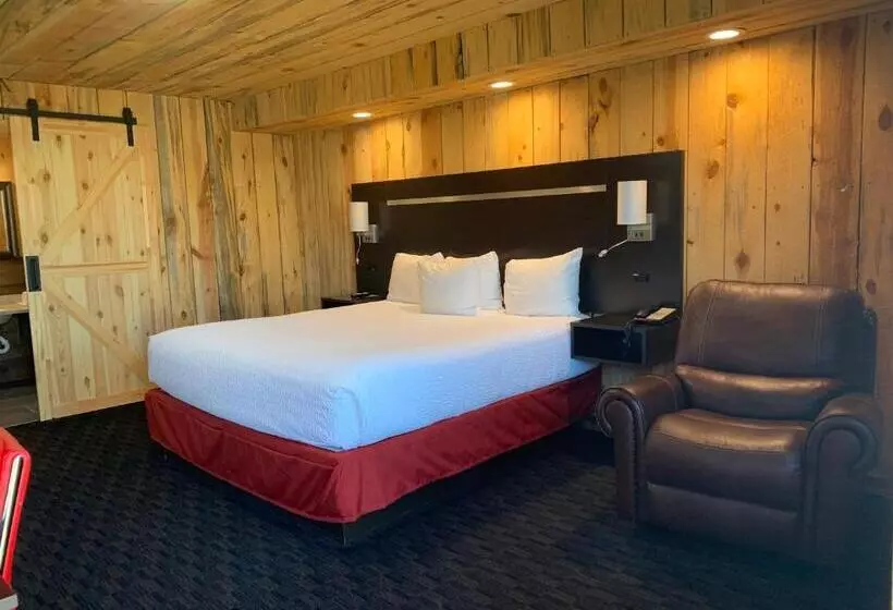 ダブルベッドスタンダードルーム, Americas Best Value Inn Wall