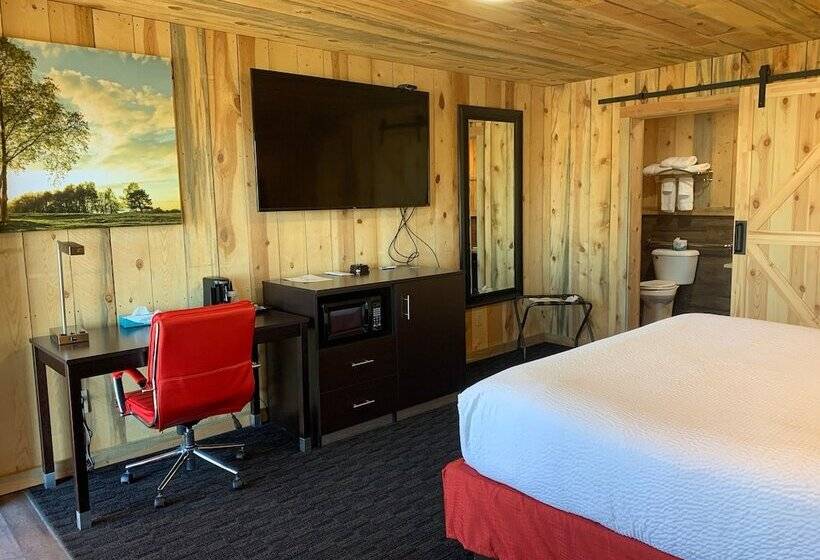 스탠다드 룸 더블 침대, Americas Best Value Inn Wall