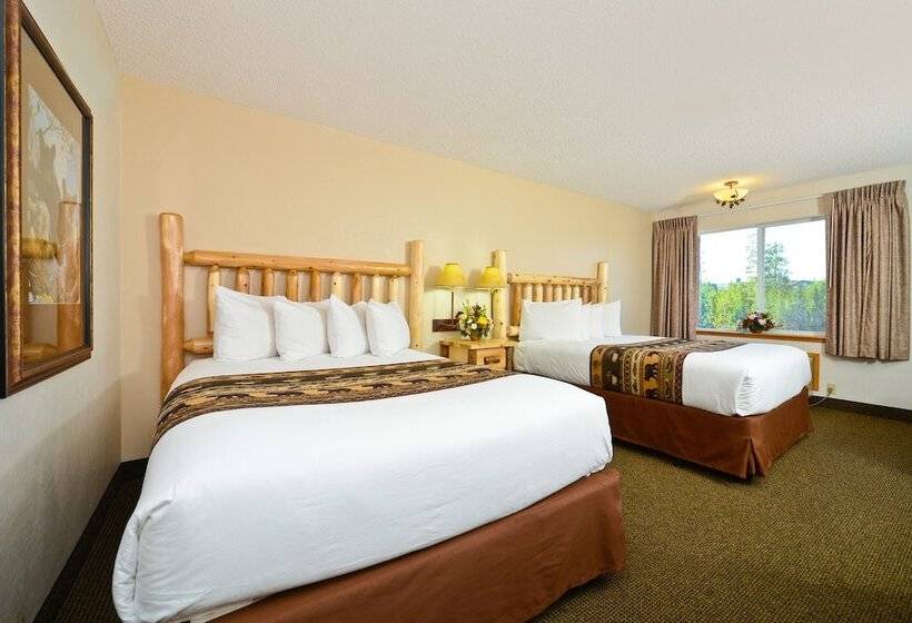 غرفه قياسيه سريرين مزدوجين, Kelly Inn West Yellowstone