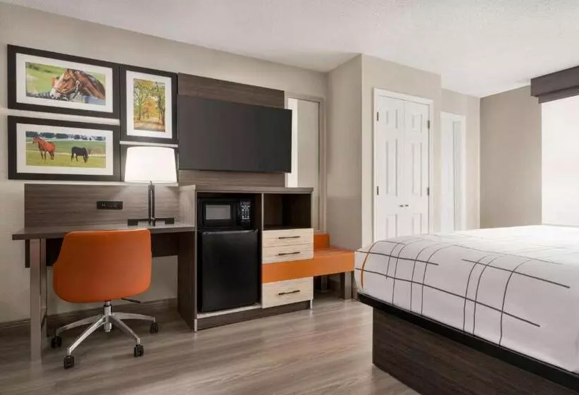 キングサイズベッドのデラックスルーム, La Quinta Inn Lexington Horse Park