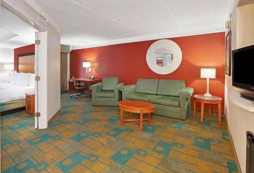 キングサイズベッドのデラックススイート, La Quinta By Wyndham Houston Galleria Area